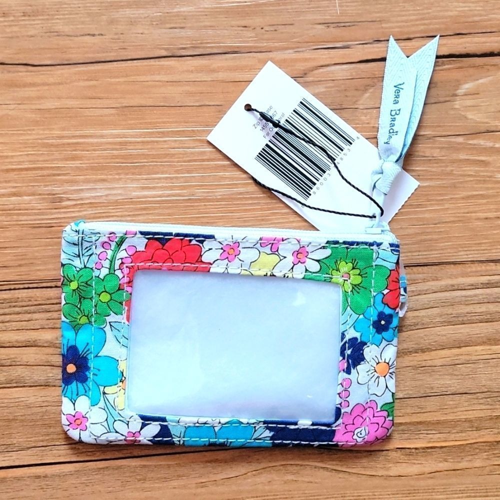 Vera Bradley Card Case Far Out Floral NWT